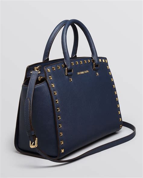 studded selma michael kors bag|Michael Kors large selma bag.